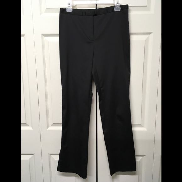 Express Pants - Black, satinish tuxedo dress pants.